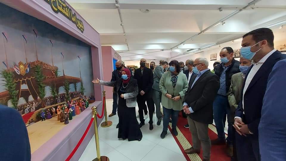 فى إطار فعاليات اختيار محافظة بورسعيد عاصمة الثقافة المصرية لعام 2021 ، قامت الدكتورة إيناس عبد الدايم وزيرة EvugM WWgAM4f8q