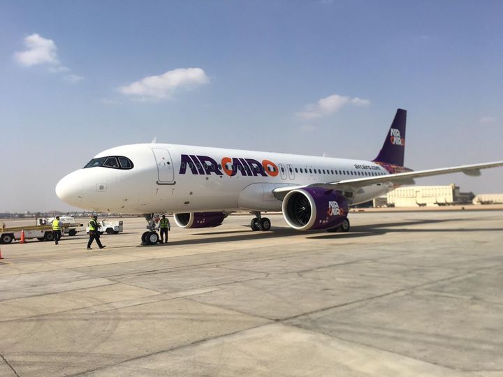 وزارة الطيران المدني آيركايرو تستقبل أولى طائراتها الجديدة A320neo القاهرة 26 ابريل 2021 في 16427