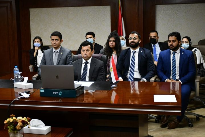 وزارة الشباب والرياضة وزير الشباب يفتتح جلسة المنطقة العربية بمنتدي شباب المجلس الاقتصادي 32582