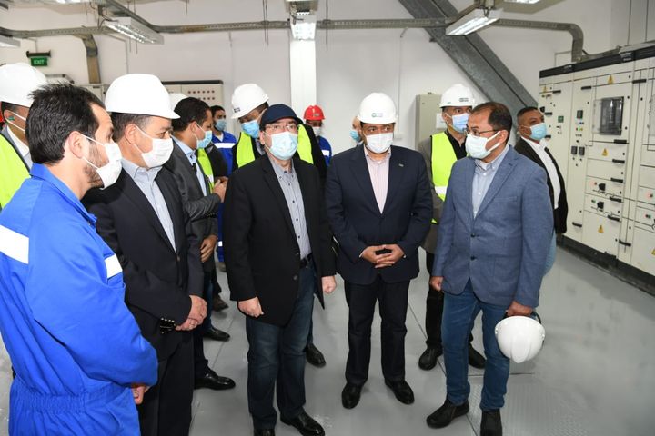 وزارة البترول والثروة المعدنية تفقد المهندس طارق الملا وزير البترول والثروة المعدنية مشروع 40671