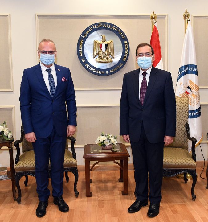 استقبل المهندس طارق الملا وزير البترول والثروة المعدنية الدكتور جوردان جرليتش رادمان وزير الشئون الخارجية 45878