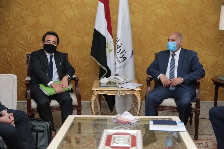 وزارة النقل وزير النقل يلتقي المدير الاقليمي بوكالة التعاون الدولية اليابانية (جايكا) لبحث 60312