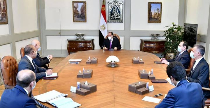 السيد الرئيس يتابع نشاط شركة إيني الإيطالية في مجال التنقيب والإنتاج بقطاع الغاز والبترول في مصر، وجهود مصر 70486