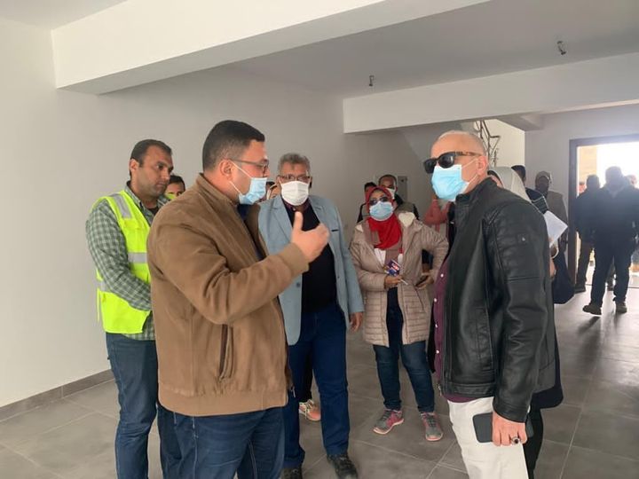 مسئولو الإسكان يتابعون الأعمال الجاري تنفيذها بالعاصمة الإدارية الجديدة الانتهاء من أعمال المرافق بالحي 90301