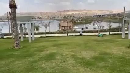 الإستعدادات بمحيط متحف الحضارة المصرية بالفسطاط لإستقبال موكب المومياوات الملكية thePharoahsGoldenParade 9LP0HK8BaWTl30h3