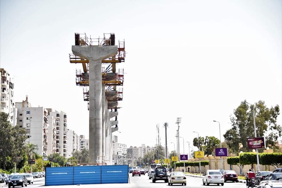 أعمال تنفيذ مشروع قطاع مونوريل العاصمة الادارية الجديدة، يمتد بطول 56 EysppAWW8AY