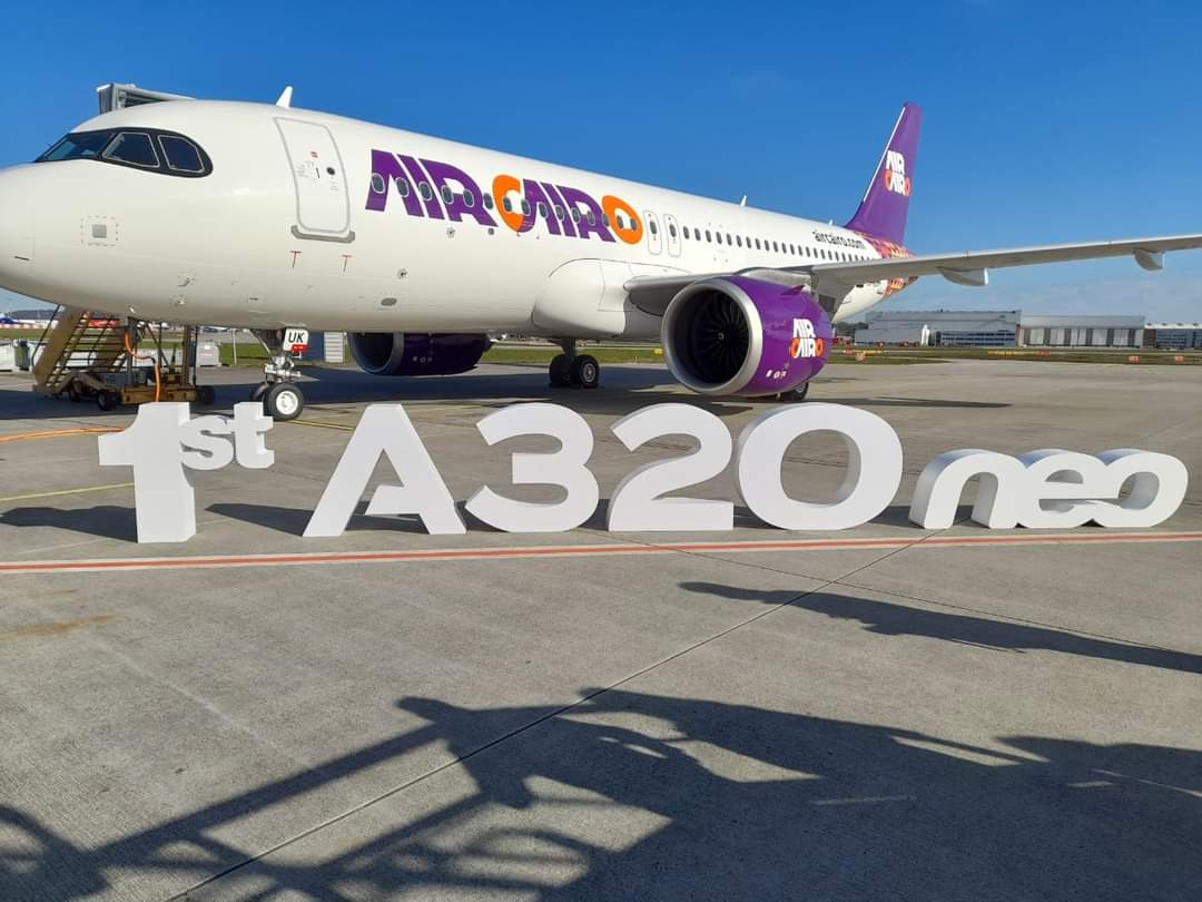 استقبلت اليوم شركة اير كايرو أحدث طائراتها من طراز A320neo والتى انضمت إلى أسطولها الجوى وذلك ضمن صفقة تضم ثلاث Ez6l6N9XEBUGMI8