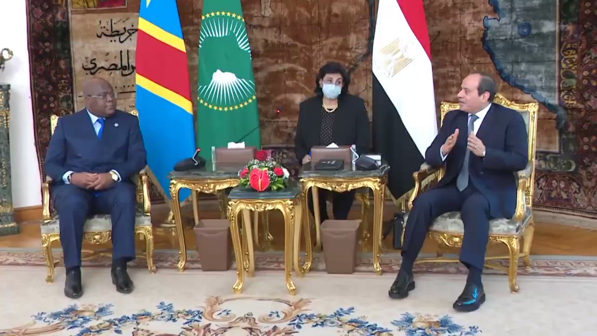 حيث أكد الرئيس تقدير مصر لجهود الرئيس الكونغولي، وحرص مصر على دعم تلك الجهود برعاية الكونغو الديمقراطية 0kP6rUiFlh0LaILa