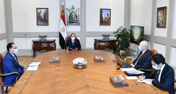 اجتمع السيد الرئيس عبد الفتاح السيسي اليوم مع الدكتور مصطفى مدبولي، رئيس مجلس الوزراء، والمهندس محمد يحيى 13280
