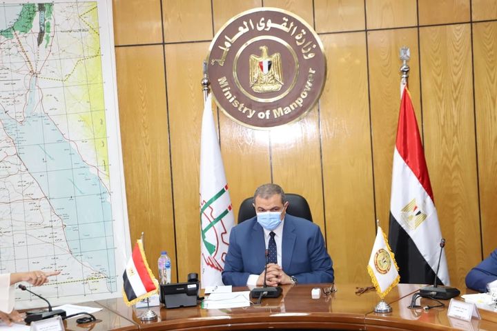 وزارة القوى العاملة وزير القوى العاملة يرأس الإجتماع التنسيقي لأعمال الدورة 109 لمؤتمر العمل 34205