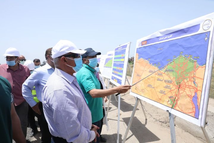 وزارة النقل في إطار توجيهات القيادة السياسية بتطوير شبكة الطرق الحالية- وزير النقل يتابع 53808
