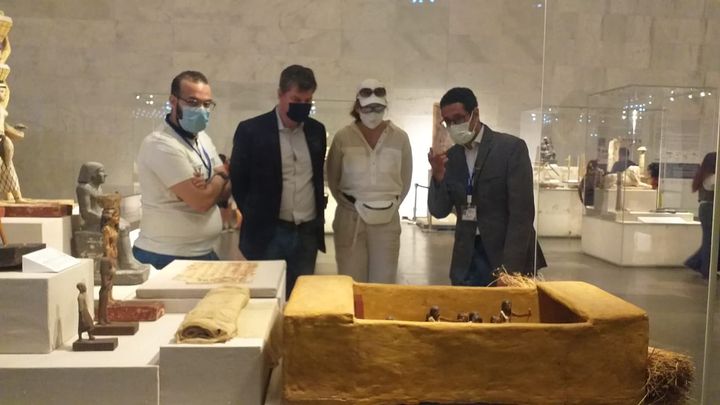 وزارة السياحة والآثار يواصل المتحف القومي للحضارة المصرية بالفسطاط استقبال زائريه، الذين 54160