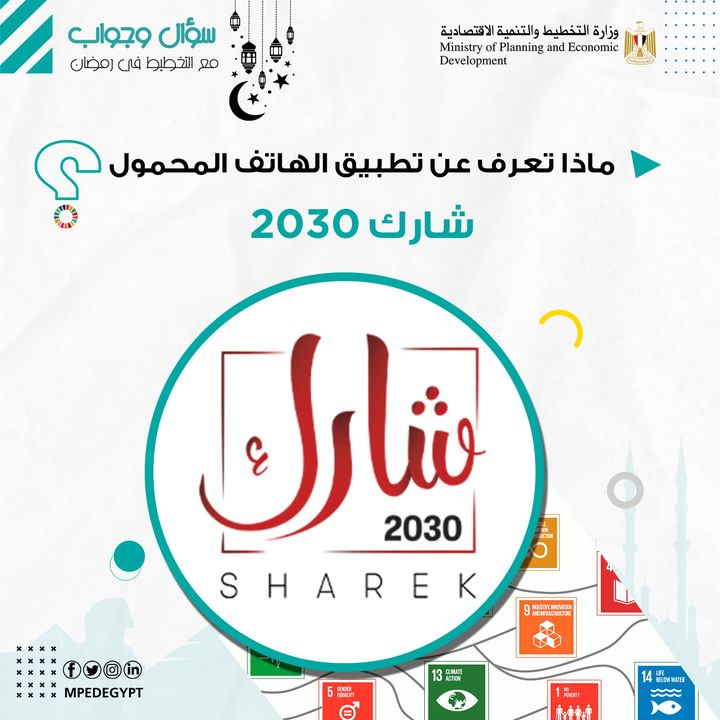 سؤال وجواب مع التخطيط في رمضان ⁉ ⭕ ماذا تعرف عن تطبيق الهاتف المحمول شارك 2030 ؟ - تطبيق شارك 2030 هو أول 58409
