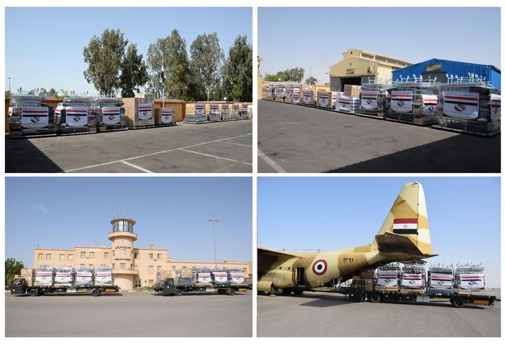 بتوجيهات من الرئيس / عبد الفتاح السيسى مصر ترسل كميات كبيرة من المساعدات الطبية لدولة الهند لمواجهة أزمة تفشى 76131