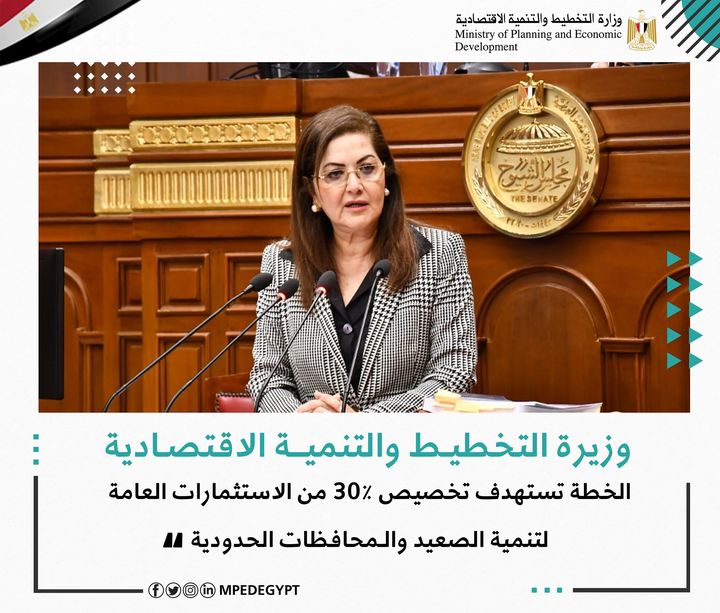 خلال مناقشتها الخطة الاستثمارية للعام ٢٠٢١/٢٠٢٢ بالجلسة العامة لـ مجلس الشيوخ: وزيرة التخطيط والتنمية 79279