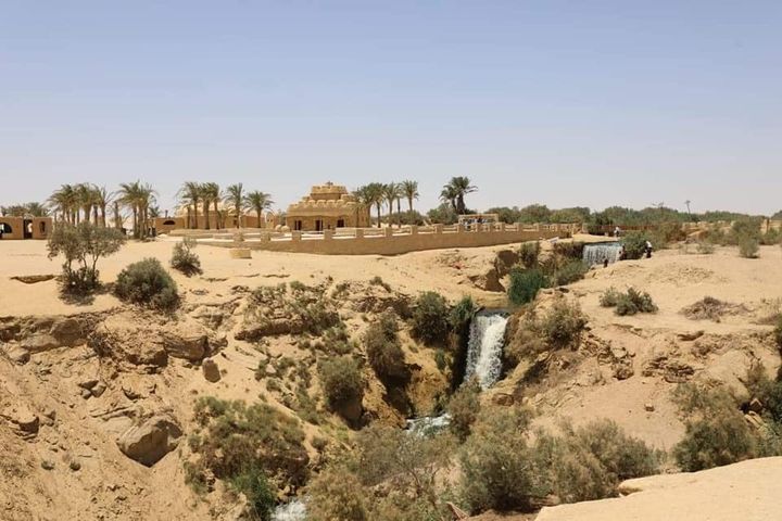 وزيرة البيئة بجولة تفقدية لمنطقة الجذب السياحى بمحمية وادى الريان د 82307
