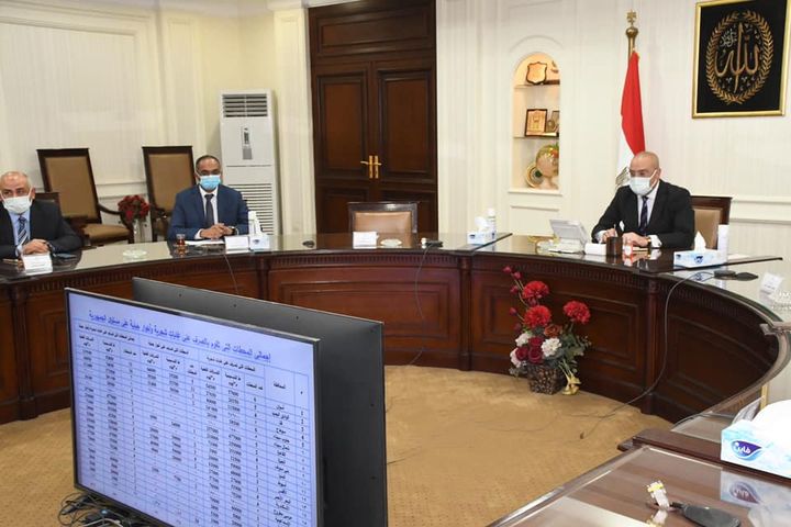وزير الإسكان يستعرض موقف محطات معالجة الصرف الصحى 83271