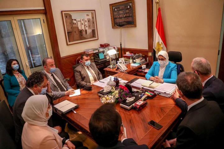 وزارة الصحة والسكان وزيرة الصحة تستقبل نائب رئيس اللجنة الدولية للصليب الأحمر وزيرة الصحة: 98464
