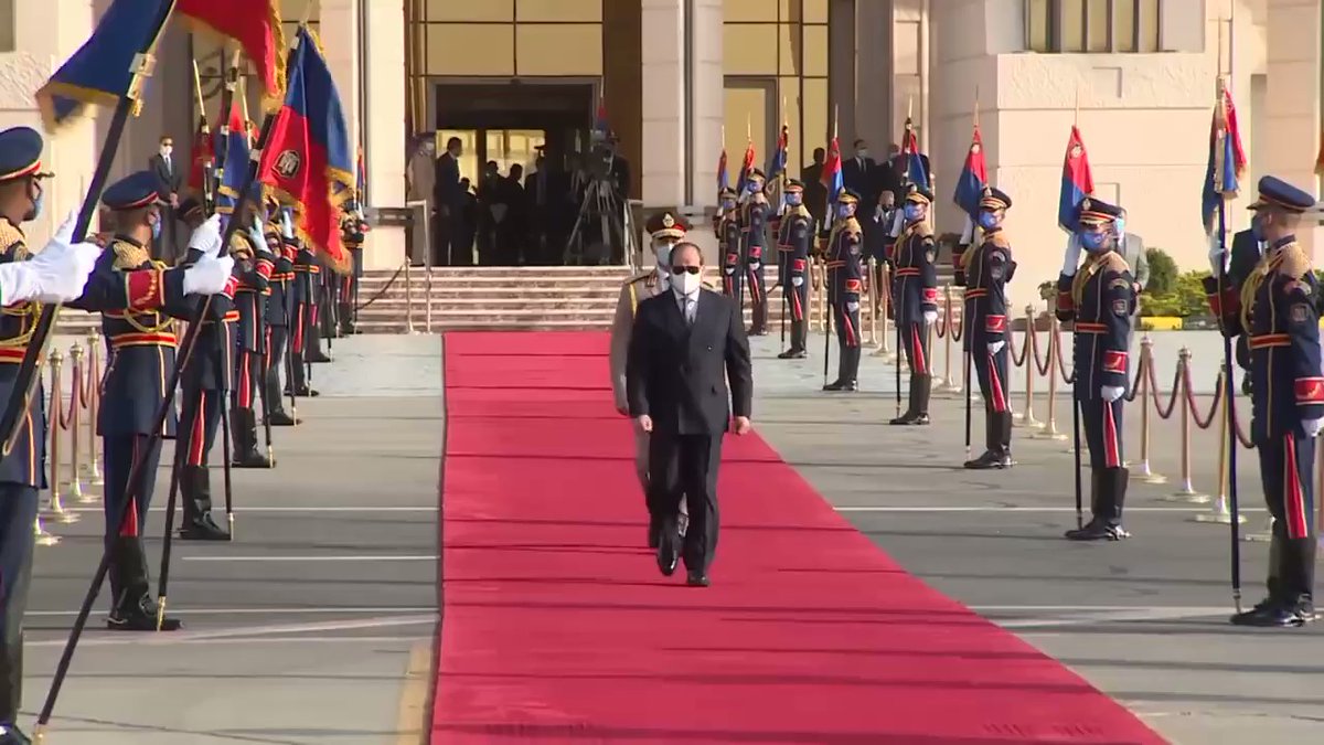 استقبل الرئيس عبد الفتاح السيسي مساء اليوم بقصر الاتحادية الرئيس فيليكس تشيسيكيدى، رئيس جمهورية الكونغو D