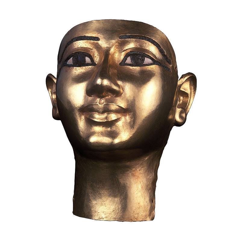 المتحف المصري القناع الجنائزي الذهبي الخاص بالقائد ونجباو إنجدت عصر الإنتقال الثالث، الأسرة الحادية E0tUA11UYAQlXz3