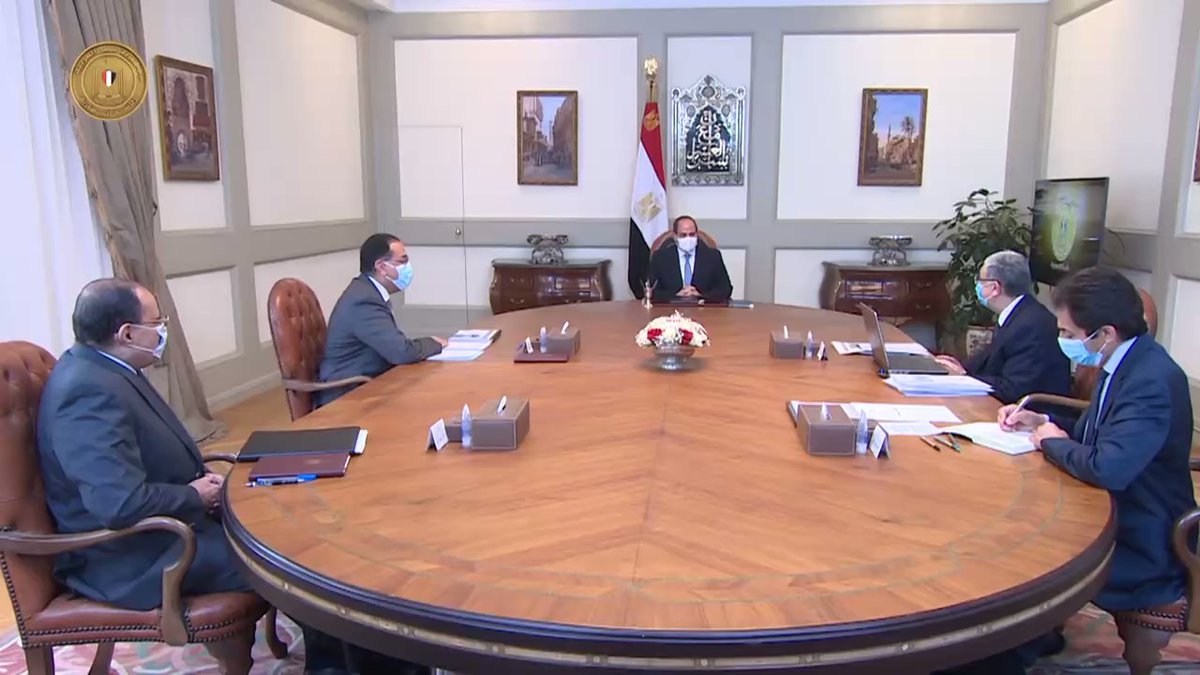 الرئيس عبد الفتاح السيسي يتابع المشروعات القومية التابعة لوزارة الكهرباء على مستوى الجمهورية، وخطوات du1Ha5vZyhWo9QSD