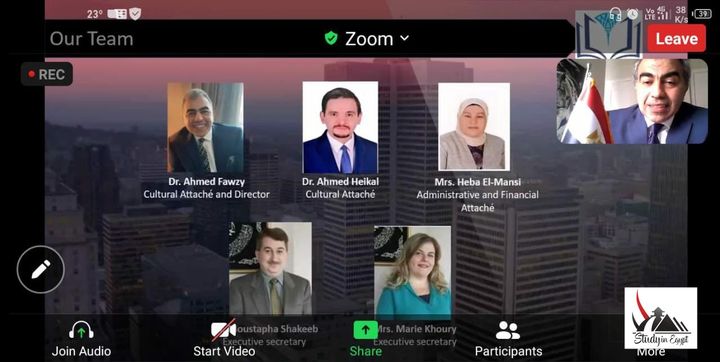 وزير التعليم العالي يتلقى تقريرًا حول ندوة الترويج للدراسة بمصر في كندا تلقى د 34696