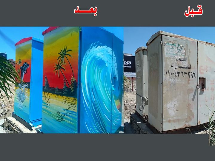 رئيس جهاز دمياط الجديدة يعلن انطلاق المرحلة الثانية من مبادرة تجميل أكشاك الكهرباء بالمدينة وتحويلها إلى 37820