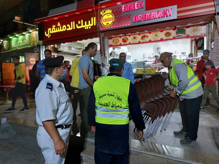 جهاز مدينة دمياط الجديدة يشن حملة ليلية لإزالة الإشغالات والقضاء على ظاهرة الباعة الجائلين صرح المهندس 48267