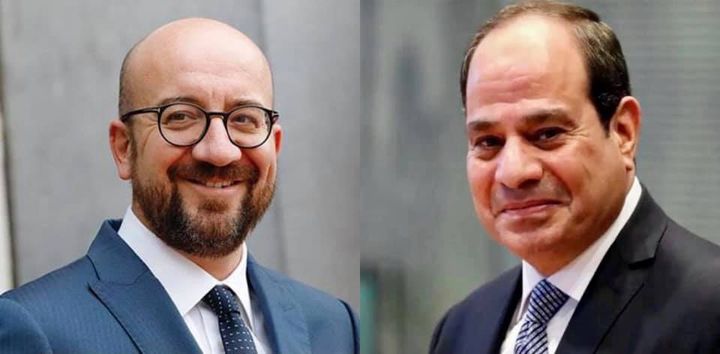 رئيس المجلس الاوروبي يعرب للسيد الرئيس عن خالص التقدير لجهود مصر للتهدئة في الاراضى الفلسطينية 54300