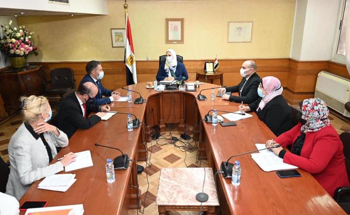 وزارة التضامن الاجتماعي: وزيرة التضامن الاجتماعي تستقبل نائب المديرة التنفيذية بصندوق الأمم 83860