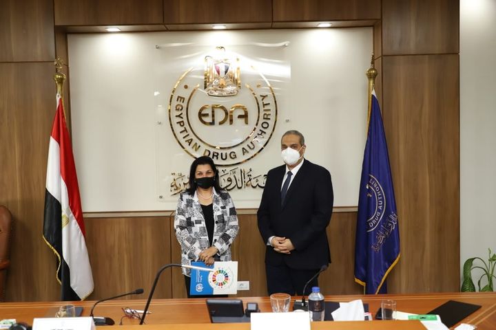 هيئة الدواء المصرية: هيئة الدواء المصرية تستقبل ممثلة منظمة الصحة العالمية بمصر هيئة 95663