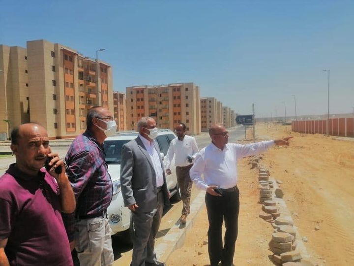 وزارة الإسكان والمرافق والمجتمعات: مسئولو الإسكان يتفقدون سير العمل بمشروعات الإسكان 97646