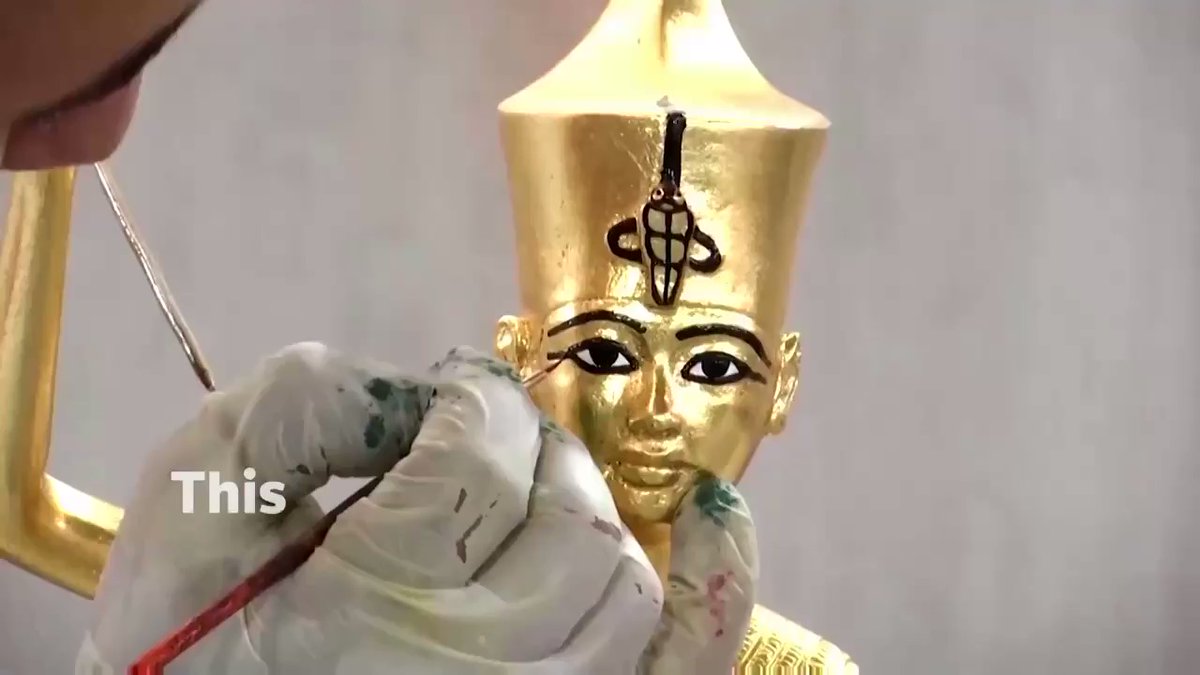 The antiquities replicas factory in Obour City, inaugurated last March 9ymG7KpjWaiqPZtk