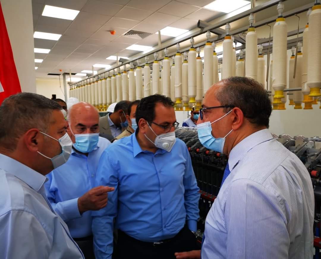 أثناء زيارته لشركة مصر للغزل والنسيج بالمحلة الكبرى، تفقد هشام توفيق وزير قطاع الأعمال العام، الأعمال E3ZIpNbXwAMZSWv