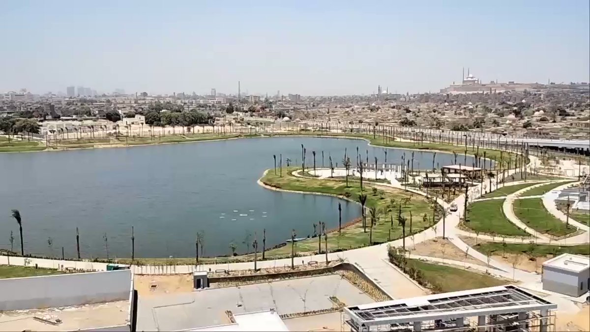 بعد تطوير بحيرة عين الصيرة بمنطقة الفسطاط أمام المتحف القومي للحضارة المصرية، جاري تطوير بحيرة كبريتية EKMcvDvrLVl yAMu