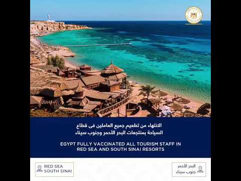 الانتهاء من تطعيم جميع العاملين بالقطاع السياحي بمحافظتي البحر الأحمر وجنوب سيناء hqdefaul 34