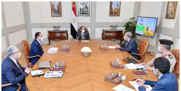 السيد الرئيس يتابع الموقف بالنسبة للمخزون الاستراتيجي من السلع التموينية الأساسية، وجهود الحكومة لتوفيرها 29229