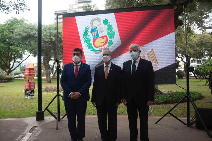 السفارة المصرية في البيرو تحتفل بالعيد الوطني  نظمت السفارة المصرية في البيرو حفل استقبال 44563