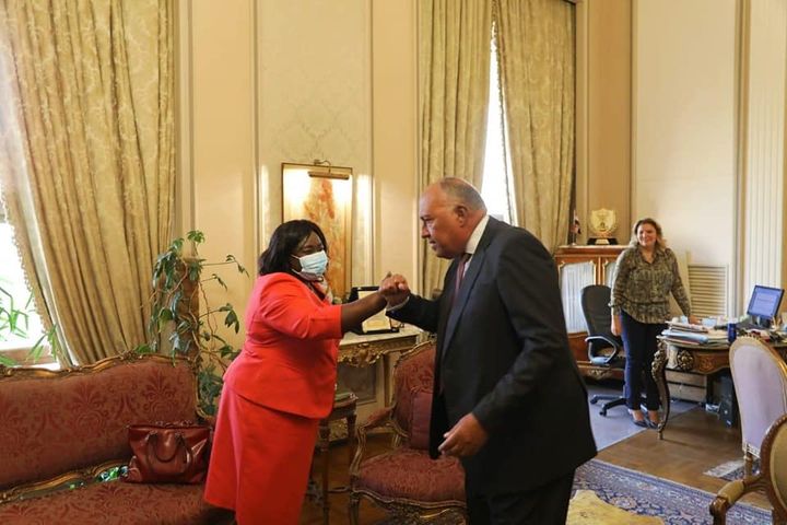 وزارة الخارجية: سامح شكري يستقبل وزيرة خارجية جنوب السودان *** استقبل وزير الخارجية سامح 45417