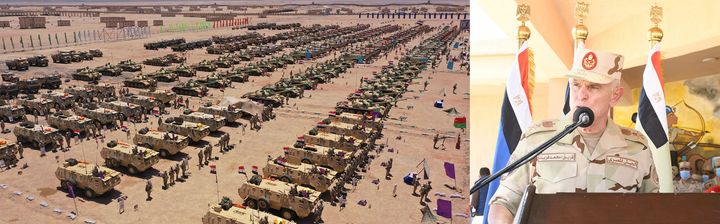 المتحدث العسكرى : الفريق ‏‎/‎‏ محمد فريد رئيس أركان حرب القوات المسلحة يشهد إجراءات تفتيش الحرب لإحدى 72912