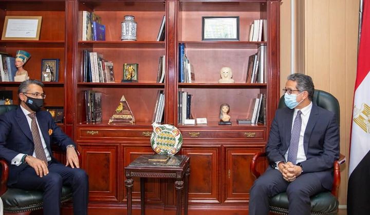 وزارة السياحة والآثار: ١٣ يوليو ٢٠٢١ استقبل اليوم الدكتور خالد العناني وزير السياحة 76061