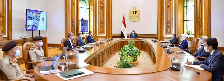 السيد الرئيس يتابع الموقف التنفيذي لإنشاء الشبكة الوطنية الموحدة للطوارئ والسلامة العامة اجتمع السيد 80787