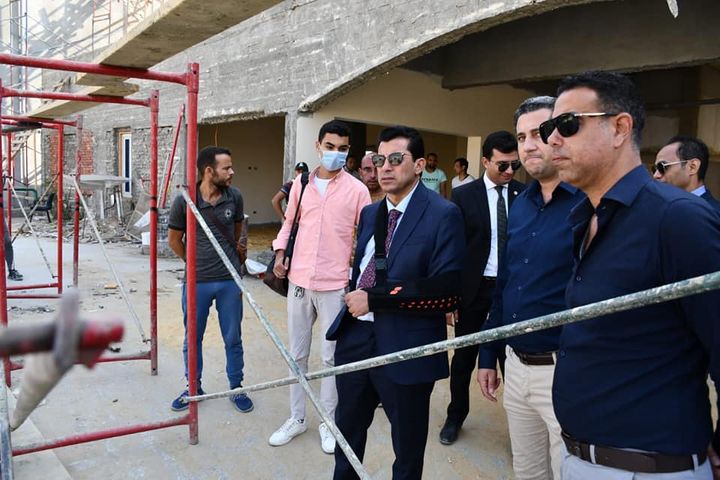 وزارة الشباب والرياضة: وزير الرياضة يتابع معدل إنجاز إنشاءات مشروع فرع ناي النادي بشيراتون 96908