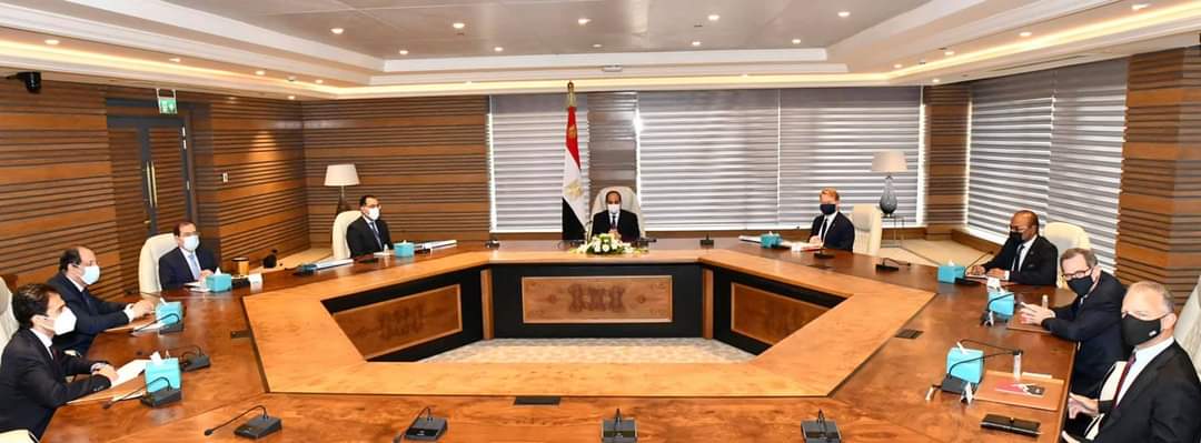 الرئيس عبدالفتاح السيسي، يستقبل رئيس شركة بيكتل العالمية ويطلع على مشروع اقامة مجمع للبتروكيماويات في E5yF3iWUcAMByYA