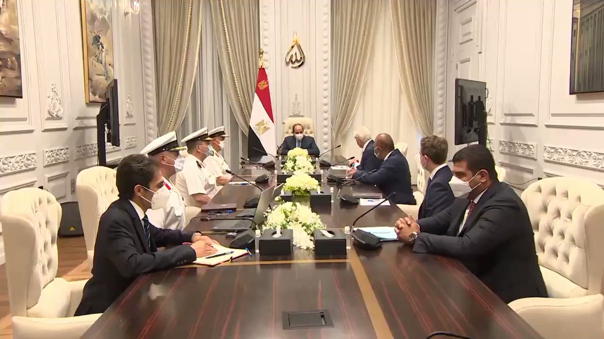 استقبل الرئيس عبد الفتاح السيسي اليوم بمدينة العلمين الجديدة، السيد بيتر لورسن، مالك ورئيس مجلس إدارة xzqNvYbZq0 a Db9