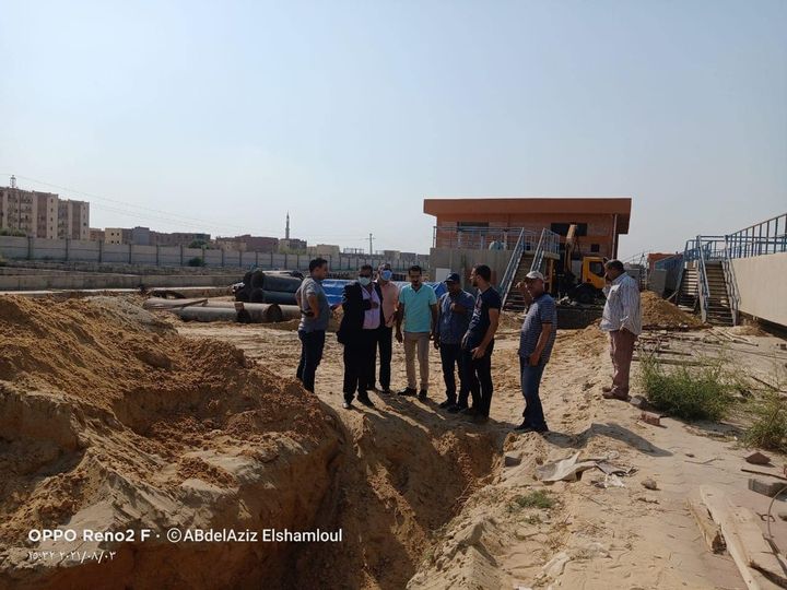 رئيس جهاز النوبارية الجديدة: توريد وتركيب المهمات الكهربائية ضمن مشروع توسعات محطة الصرف الصحى الرئيسية 26787