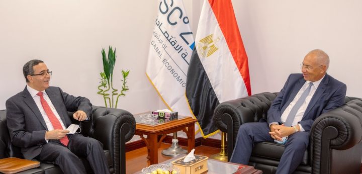 اقتصادية قناة السويس تستقبل سفير دولة الهند لبحث مجالات التعاون استقبل المهندس يحيى زكي رئيس المنطقة 54654