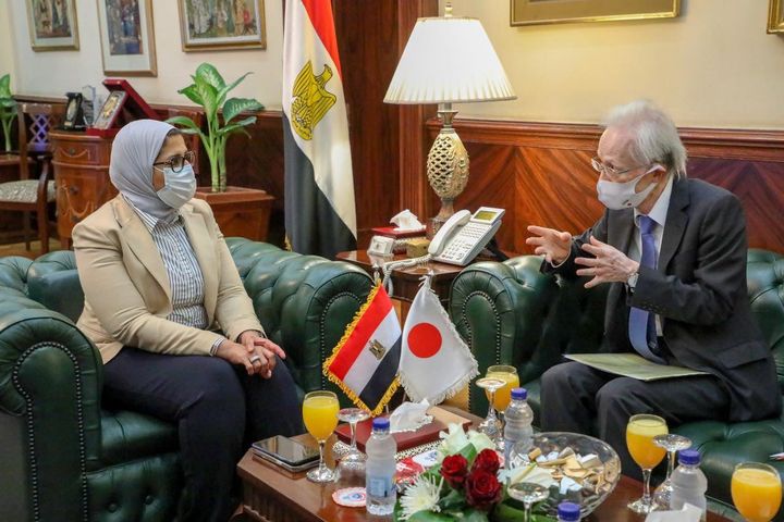 وزارة الصحة والسكان: وزيرة الصحة تستقبل السفير الياباني لدى مصر لتعزيز سبل التعاون في القطاع 65222