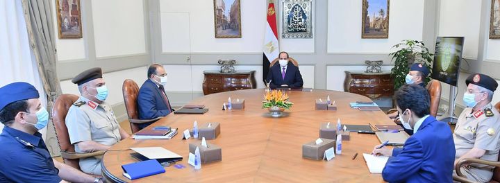 السيد الرئيس يتابع مشروع مستقبل مصر، والذي يقع ضمن نطاق مشروع الدلتا الجديدة اجتمع السيد الرئيس عبد 70666