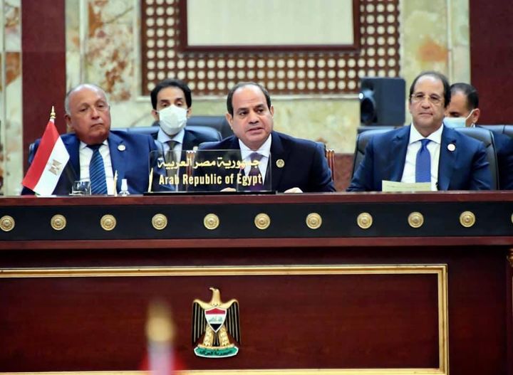 كلمة السيد الرئيس عبد الفتاح السيسي رئيس جمهورية مصر العربية خلال أعمال مؤتمر بغداد للتعاون والشراكة 80785